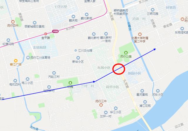 上海地铁5号线闵行区的江川路站:可能转移老闵行居民的出行方式